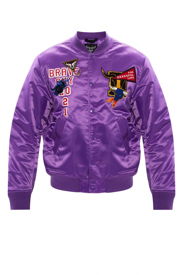 Diesel purple jacket best sale